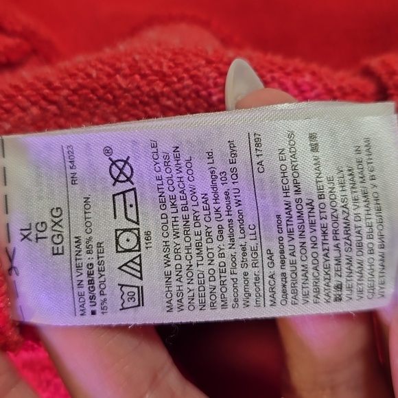 GAP Oversized Hooded Sweatshirt Size XL - Picture 5 of 5